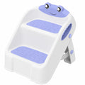 Kinder Tritthocker 2 Stufen, Rutschfest und Stabil, Ideal für Badezimmer und Toilette