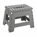 Klappbarer Tritthocker für Kinder, 22cm, Grau - Faltbar und Platzsparend